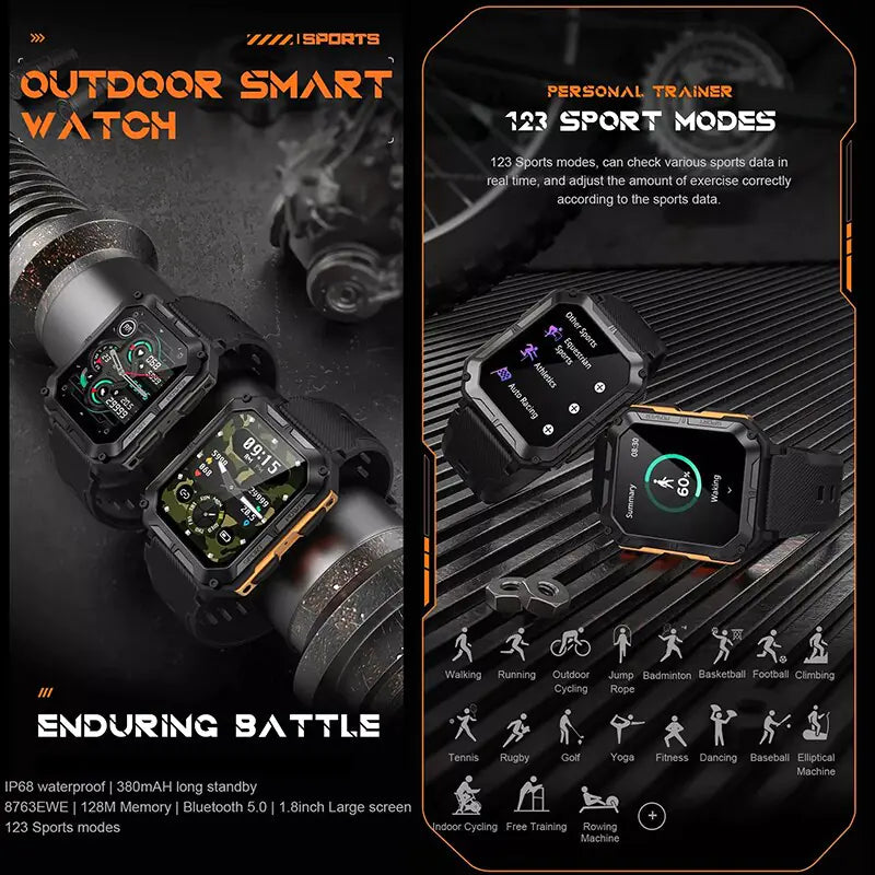 C20 PRO Waterproof Smart Watch