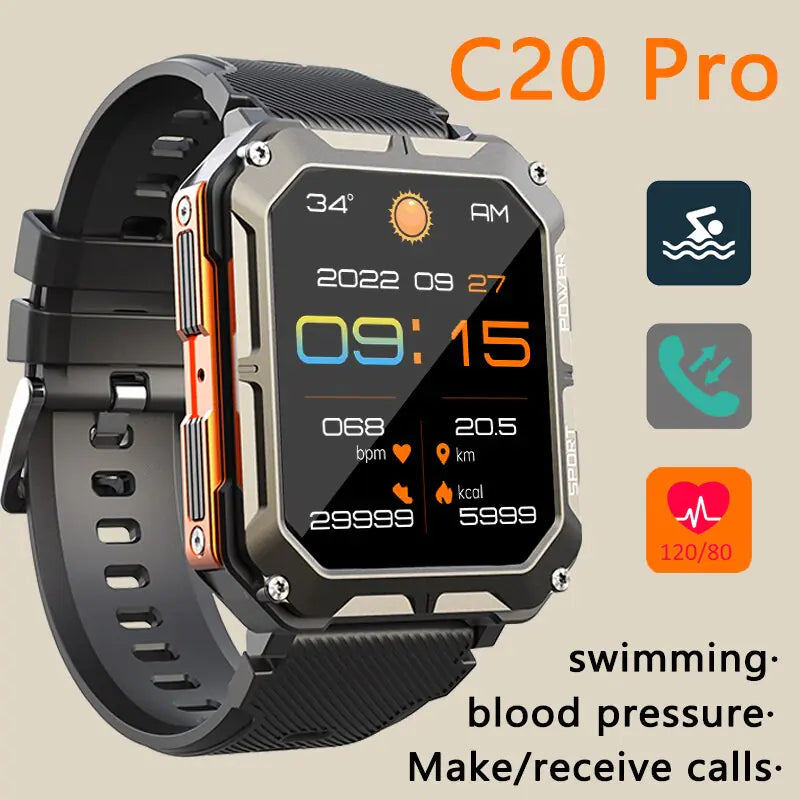 C20 PRO Waterproof Smart Watch