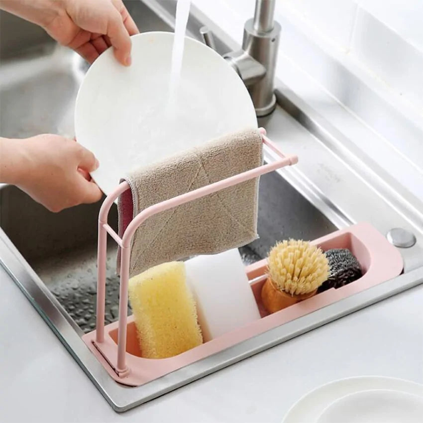 Telescopic Sink Shelf Kitchen Organizer