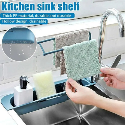 Telescopic Sink Shelf Kitchen Organizer